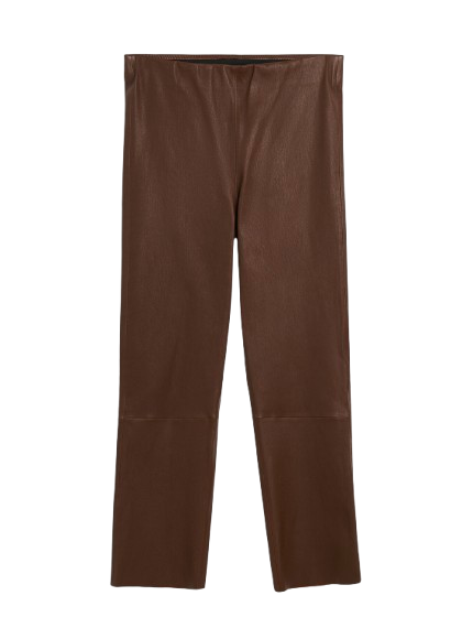 By Malene Birger Brown Leather Elenasoo Leggings