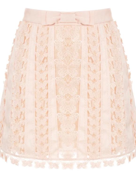 Zimmermann Butterfly Linen Mini Skirt