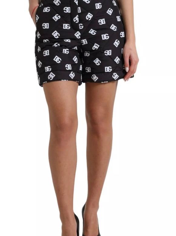 Dolce & Gabbana Logo High Waist Bermuda Shorts