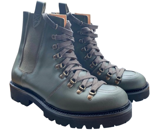 Grenson Grey Bray Combat Boots