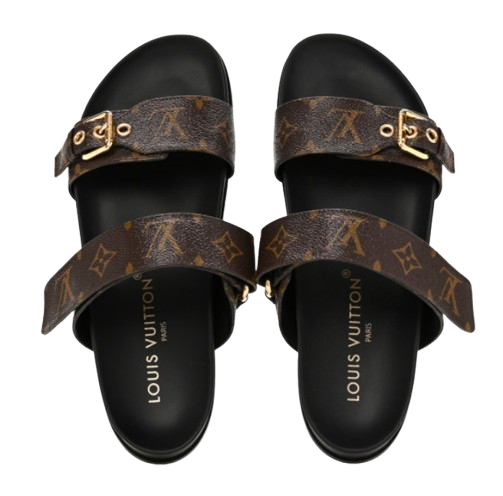 Louis Vuitton Coated Canvas Sandals