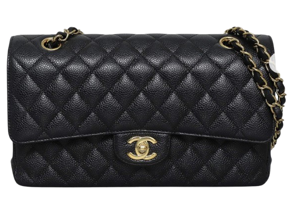 Chanel Black Caviar Medium Classic Double Flap Bag