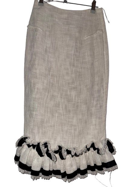 Roland Mouret Ruffle Detail Midi Skirt