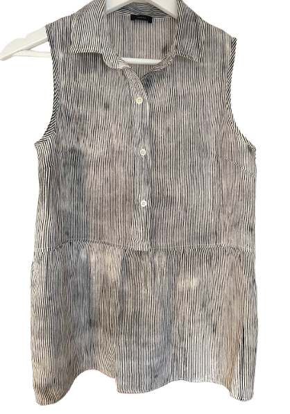 Joseph Merino Wool/Silk Blend Striped Top