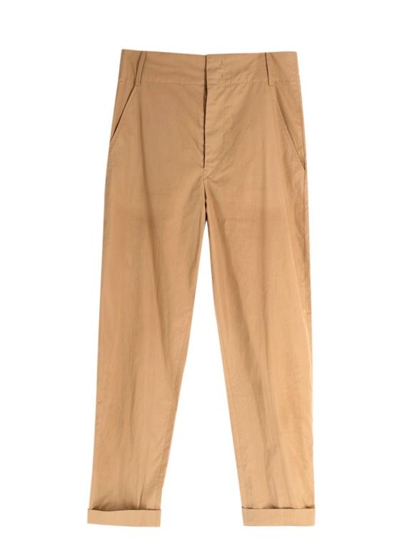 Isabel Marant Tan 'Nestoe' Cotton Trousers