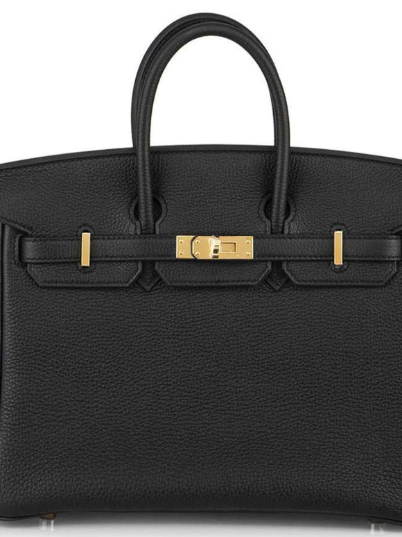Hermes Hermès 30cm Noir Veau Togo Birkin with Gold Tone Hardware