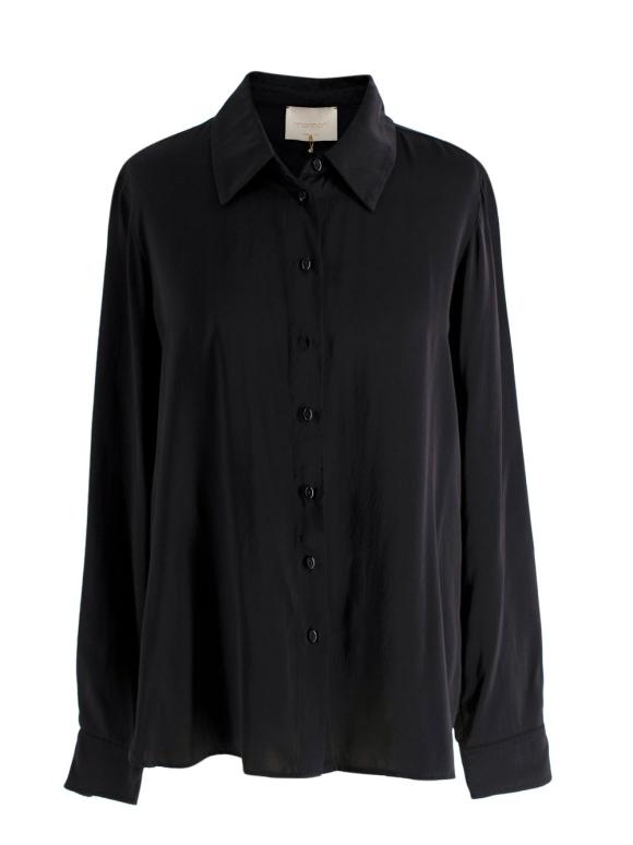 Momoni Black 'Arles' Silk Shirt