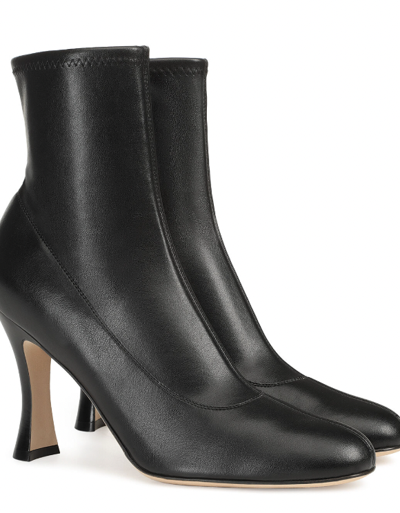 Awake A.W.A.K.E Mode Black Leather Ankle Boots