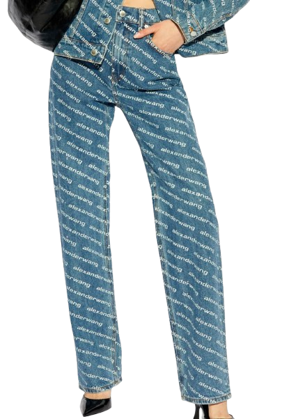 Alexander Wang Denim Printed Jeans