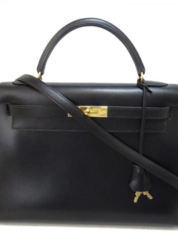 Hermes Hermès Black Kelly 32