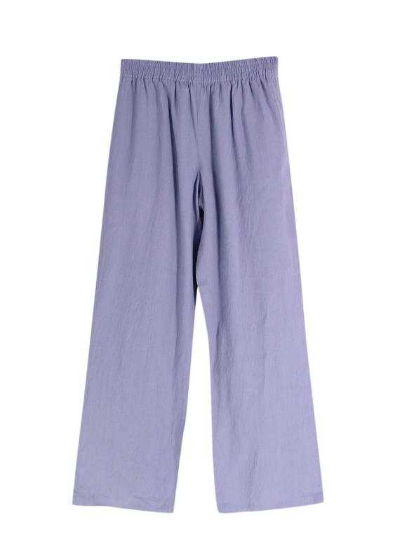 Emporio Armani Lilac Linen Trousers