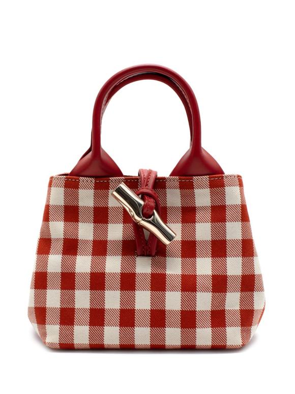 Longchamp Le Roseau XS Handbag Bark Canvas