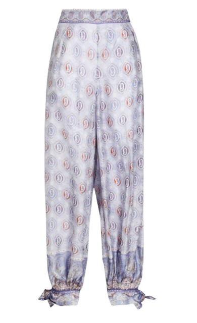 Zimmermann Paisley Print Cotton Pants