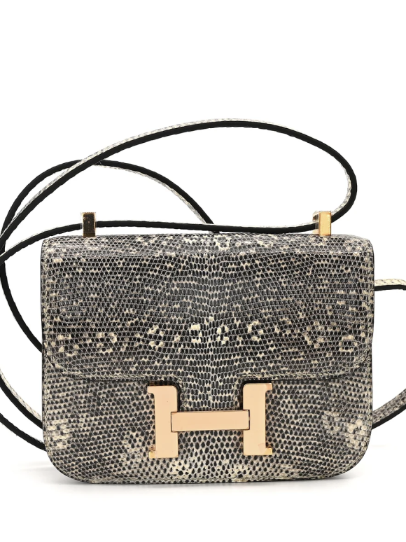 Hermes Constance 14cm Lizard Ombré RGHW