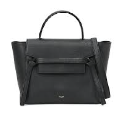 Celine Large Black Mini Leather Belt Bag