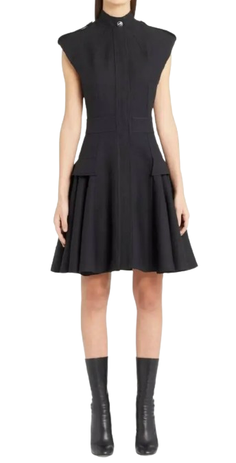 Alexander McQueen Sleeveless Black Dress