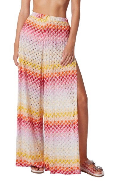 Missoni Multicoloured Side Slit Trousers