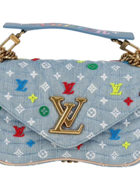 Louis Vuitton Monogram Light Denim New Wave Bag