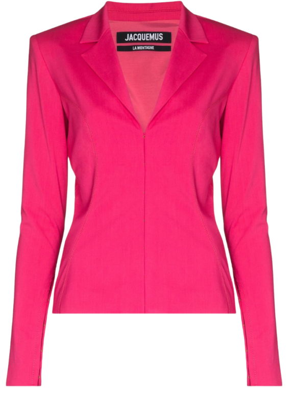 Jacquemus Hot Pink Fitted Shirt
