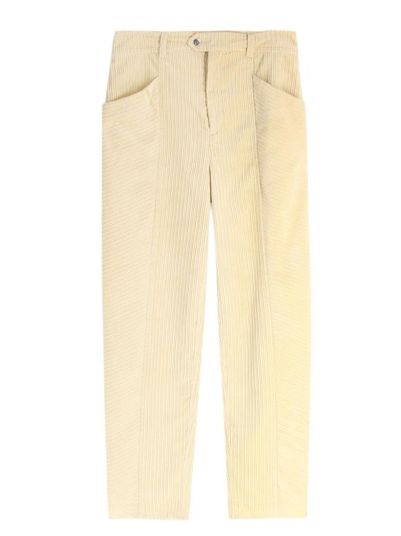 Isabel Marant Yellow Corduroy Trousers