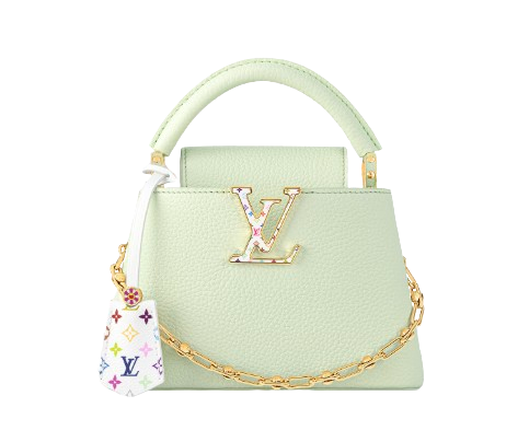 Louis Vuitton Green Taurillon Capucines Mini - Full set, packaging And Reciept