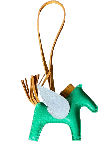Hermes Rodeo Menthe Pegase PM Charm