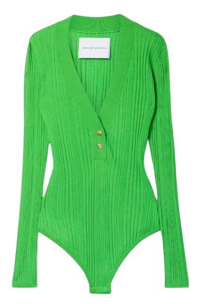 King & Tuckfiled Knit Bodysuit