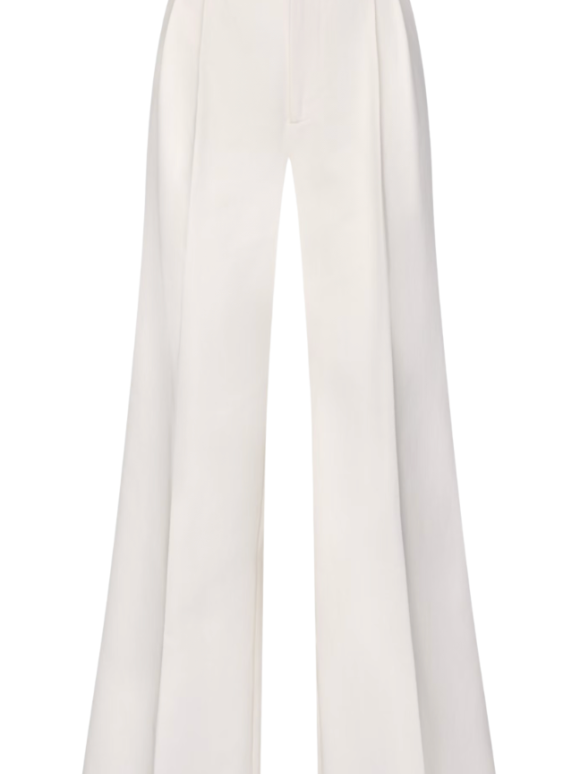 Cloudy x Seidensticker Cream Cotton Twill Trousers