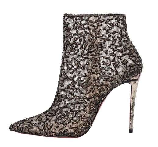 Christian Louboutin Nancy Glitter Booties