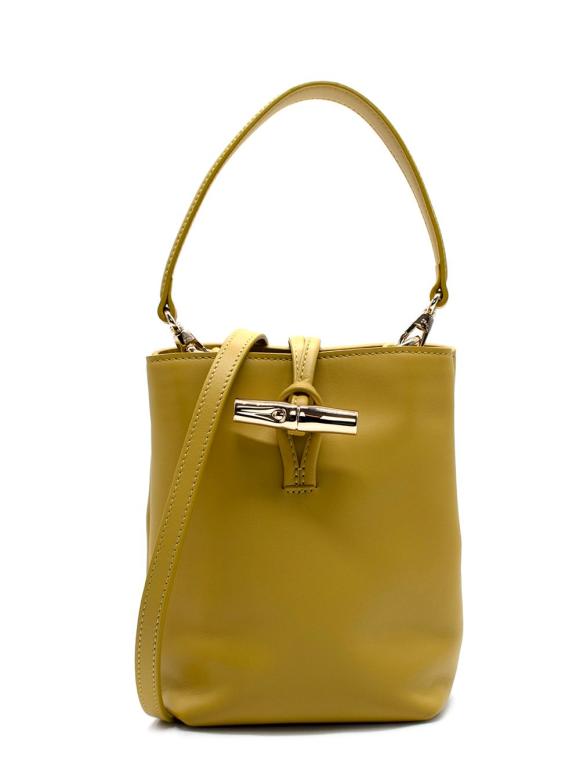 Longchamp Le Roseau XS Bucket Bag in Ginger