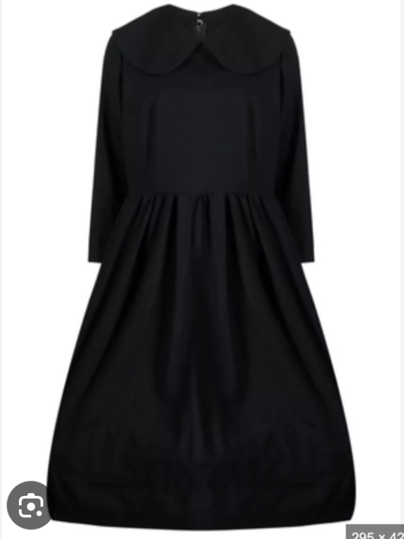Comme Des Garcons Black Longsleeve Babydoll Dress