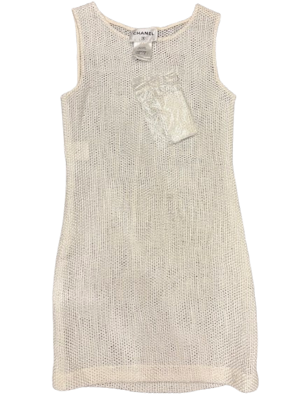 Chanel Cotton Mesh Mini Dress
