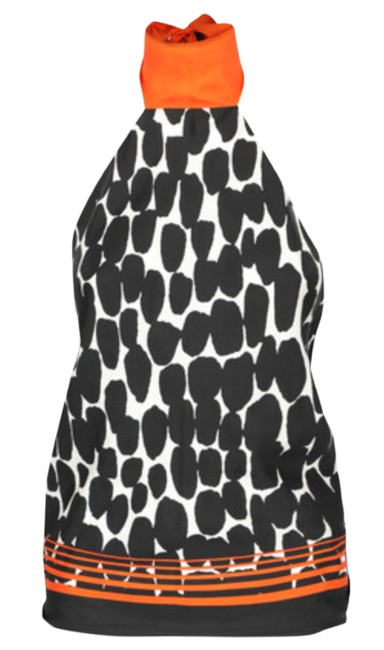 Gucci Printed Silk Halter Top