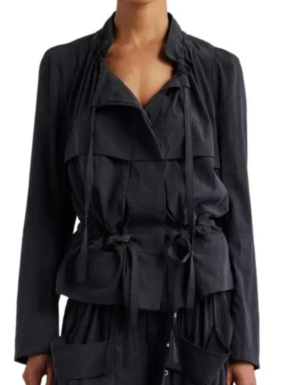 Isabel Marant Navy 'Nancy' Cotton Sports Jacket