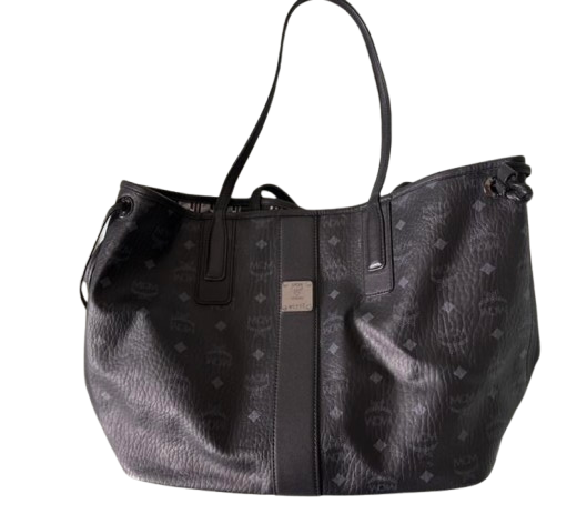 MCM  Black Nappa Leather Tote