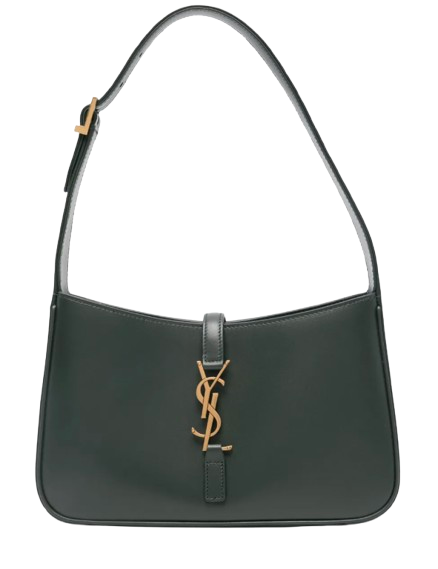 Saint Laurent Grey Calfskin Le 5 A 7 Hobo