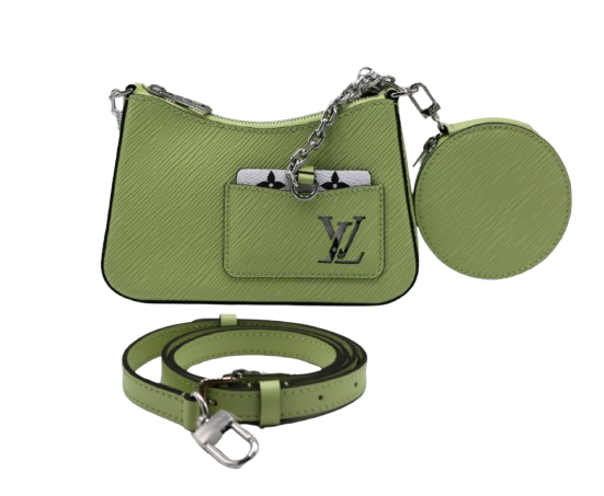 Louis Vuitton Light Green Epi Marellini Bag