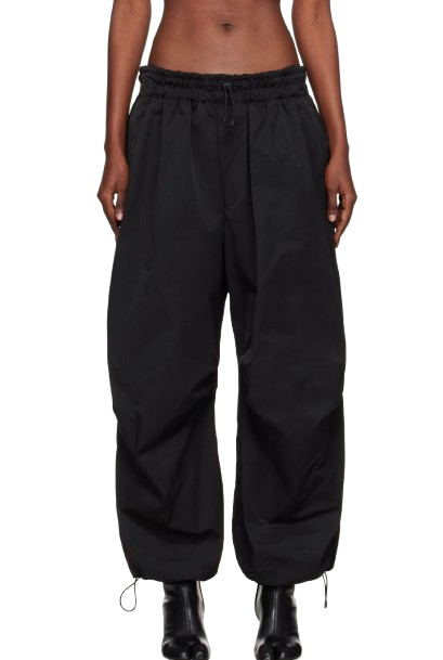 Yohji Yamamoto Black Parachute Pants