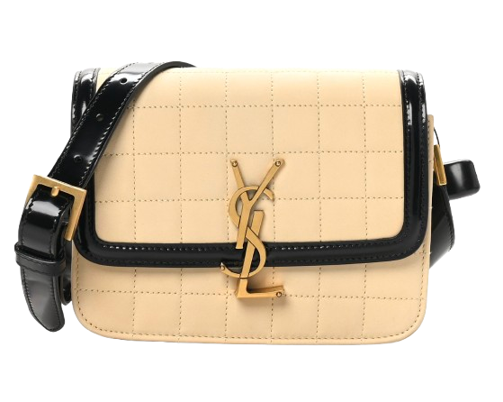 Saint Laurent Small Quilted Suede Satchel