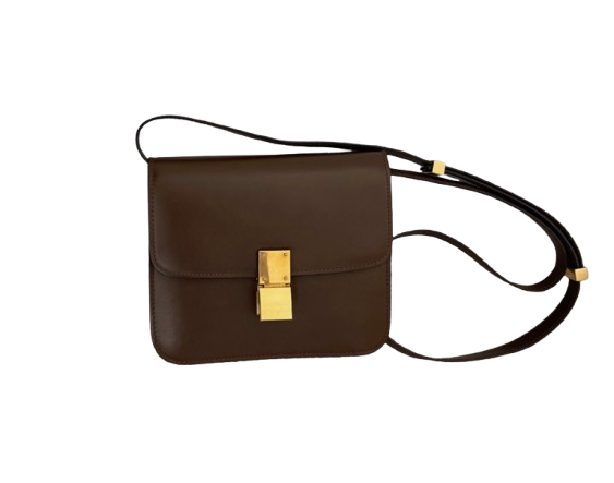 Celine Classic Tan Leater Box Bag