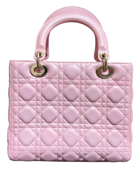 Dior Medium Cannage Pink Lady Dior bag