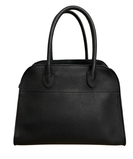 The Row Size 10 Black Leather Margaux bag