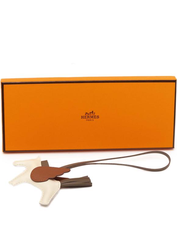 Hermes Milo Lambskin and Swift GriGri Rodeo Pegasus Bag Charm
