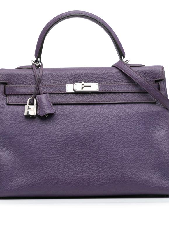 Hermes Ultraviolet Togo Kelly II Retourne 35