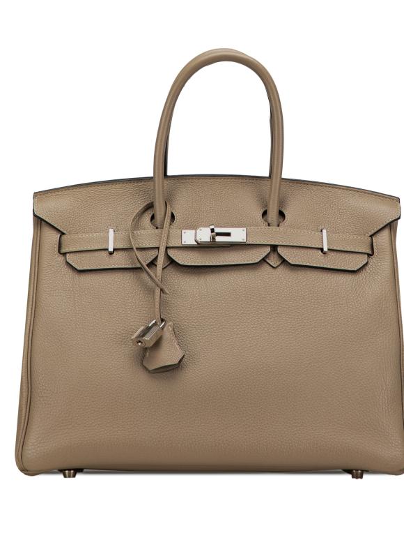 Hermes Gris Tourterelle  Birkin Retourne 35