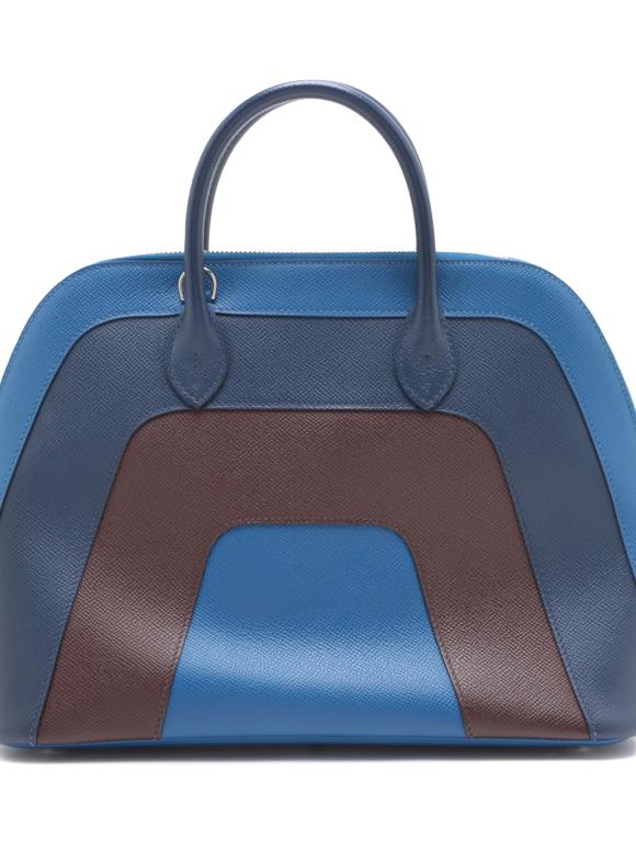 Hermes Blue Epsom Rainbow Bolide 1923 30