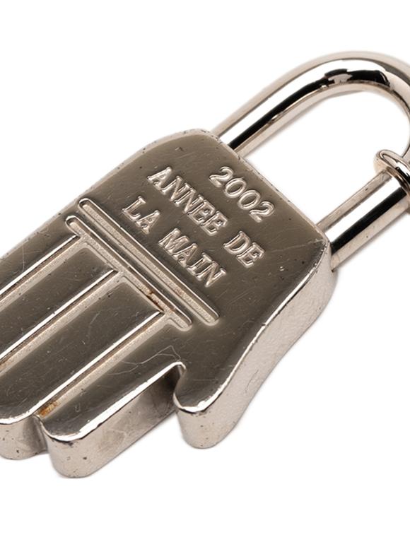 Hermes Palladium Plated Annee de la Main Hand Cadena Charm