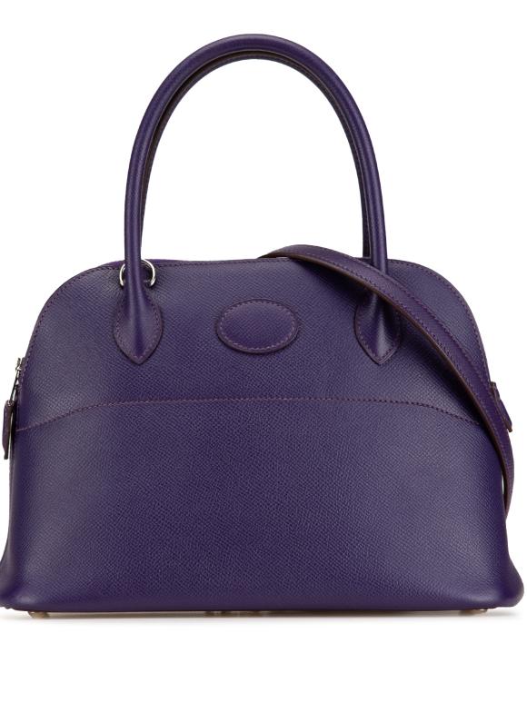 Hermes Purple Epsom Bolide 27