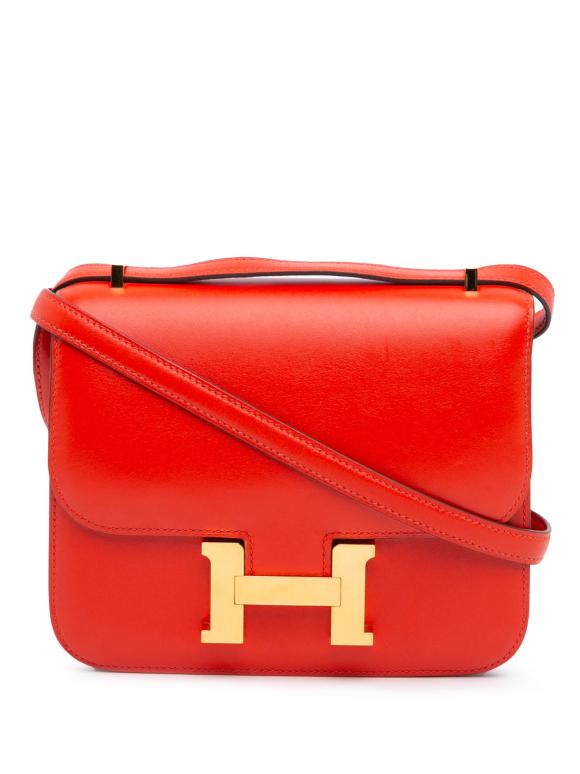 Hermes Red Mini Tadelakt Constance 18