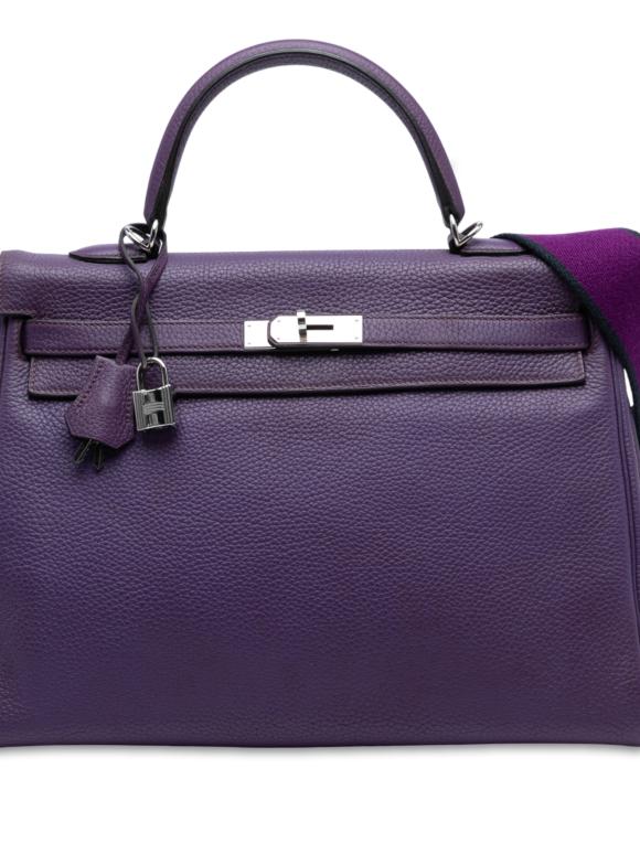 Hermes Ultraviolet Togo Kelly II Retourne 35